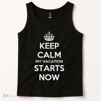 Keep Calm My Vacation Starts Now Tank Top thumb 2