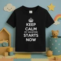 Keep Calm My Vacation Starts Now Toddler T-Shirt thumb 3