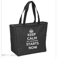 Keep Calm My Vacation Starts Now Tote Bag thumb 2