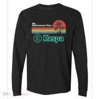 Kaspa Crypto My Retirement Plan Kaspa Miner Kaspa Mining Crypto Bullrun Comfort Colors Heavyweight Long Sleeve T-Shirt thumb 0