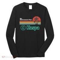 Kaspa Crypto My Retirement Plan Kaspa Miner Kaspa Mining Crypto Bullrun Long Sleeve Shirt thumb 0