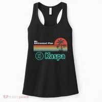 Kaspa Crypto My Retirement Plan Kaspa Miner Kaspa Mining Crypto Bullrun Women's Tank Top thumb 0