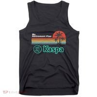 Kaspa Crypto My Retirement Plan Kaspa Miner Kaspa Mining Crypto Bullrun Tank Top thumb 0