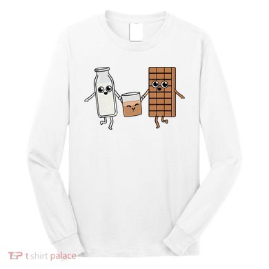 Kawaii Chocolate Milk Chocolate Milk Lover Long Sleeve Shirt