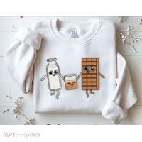 Kawaii Chocolate Milk Chocolate Milk Lover Sweatshirt thumb 2