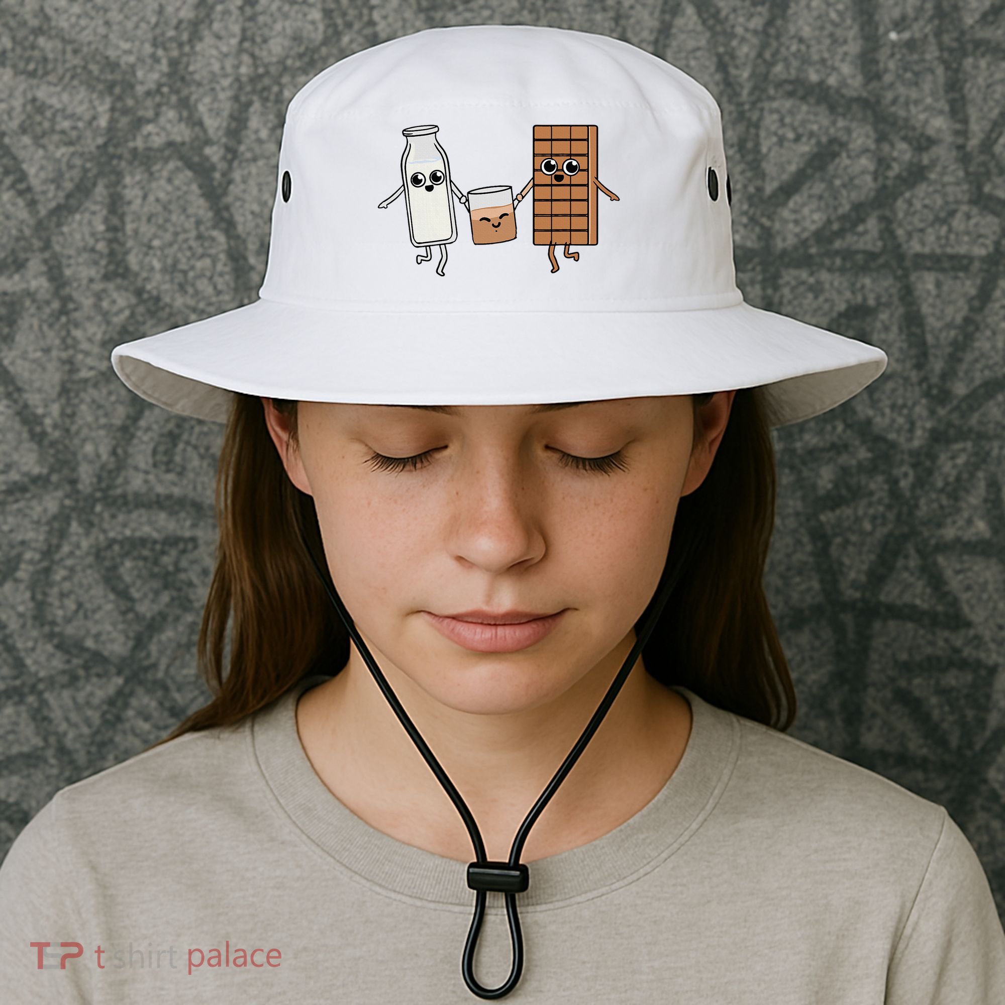 Kawaii Chocolate Milk Chocolate Milk Lover Bucket Hat