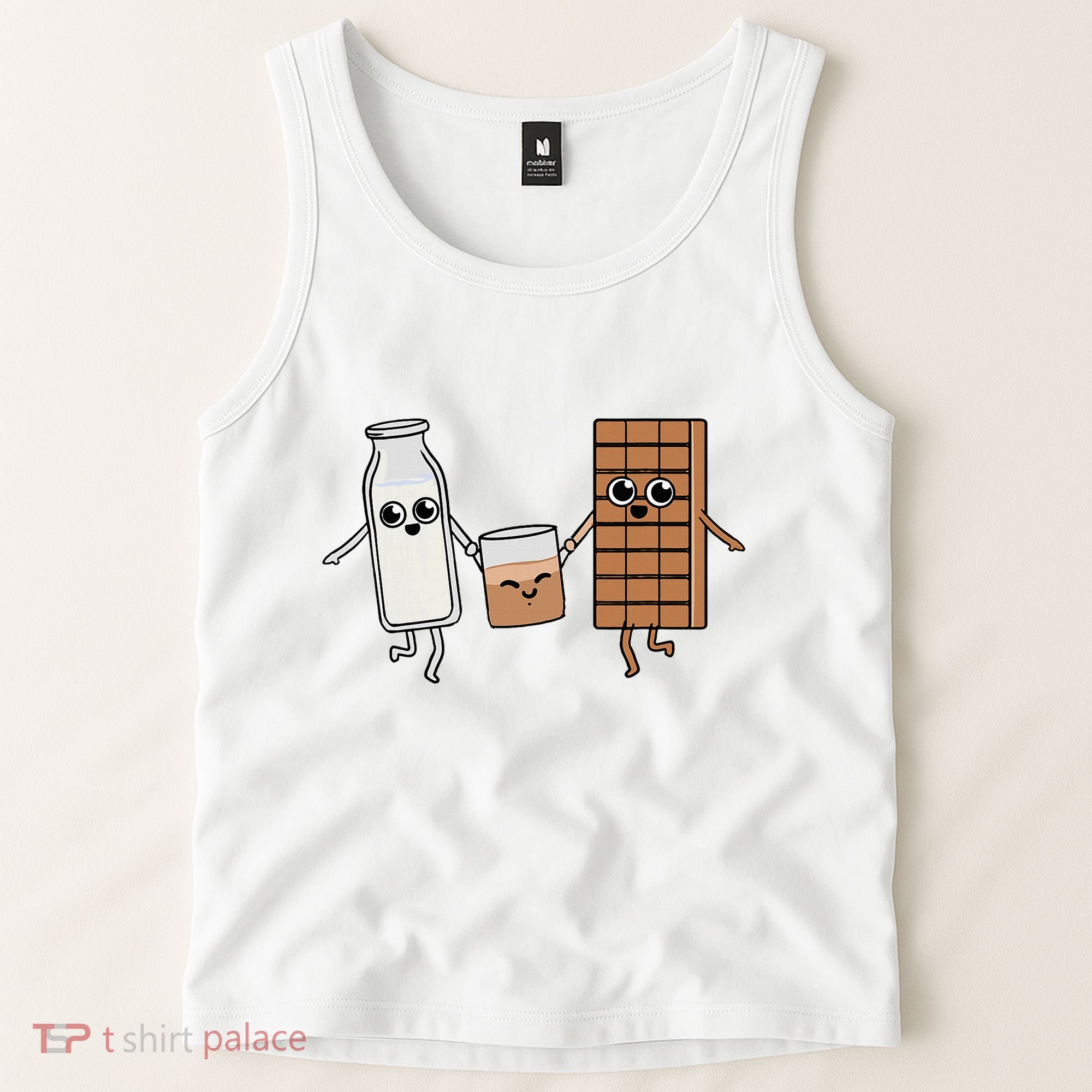 Kawaii Chocolate Milk Chocolate Milk Lover Tank Top