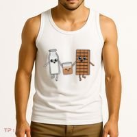 Kawaii Chocolate Milk Chocolate Milk Lover Tank Top thumb 3
