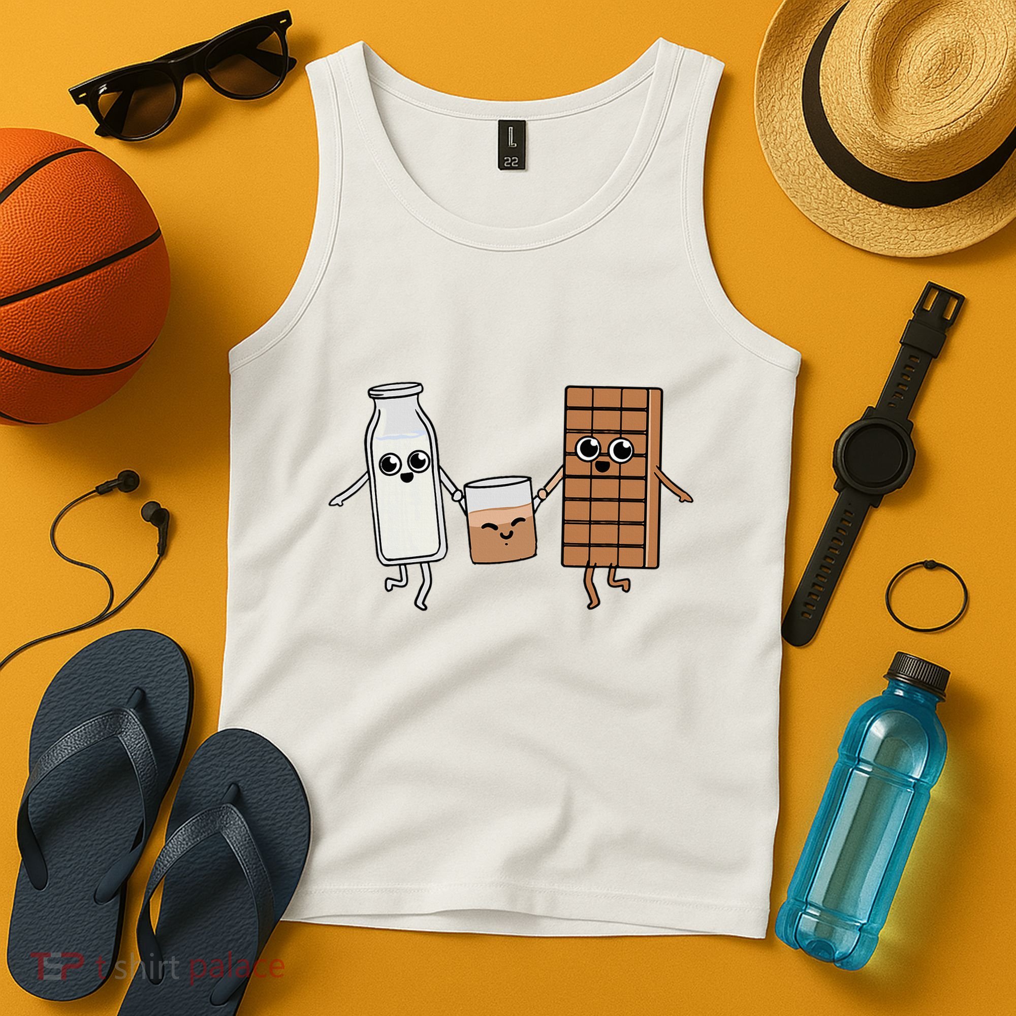 Kawaii Chocolate Milk Chocolate Milk Lover Tank Top
