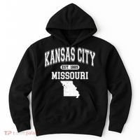 Kansas City Missouri Est 1889 Varsity Hoodie thumb 0