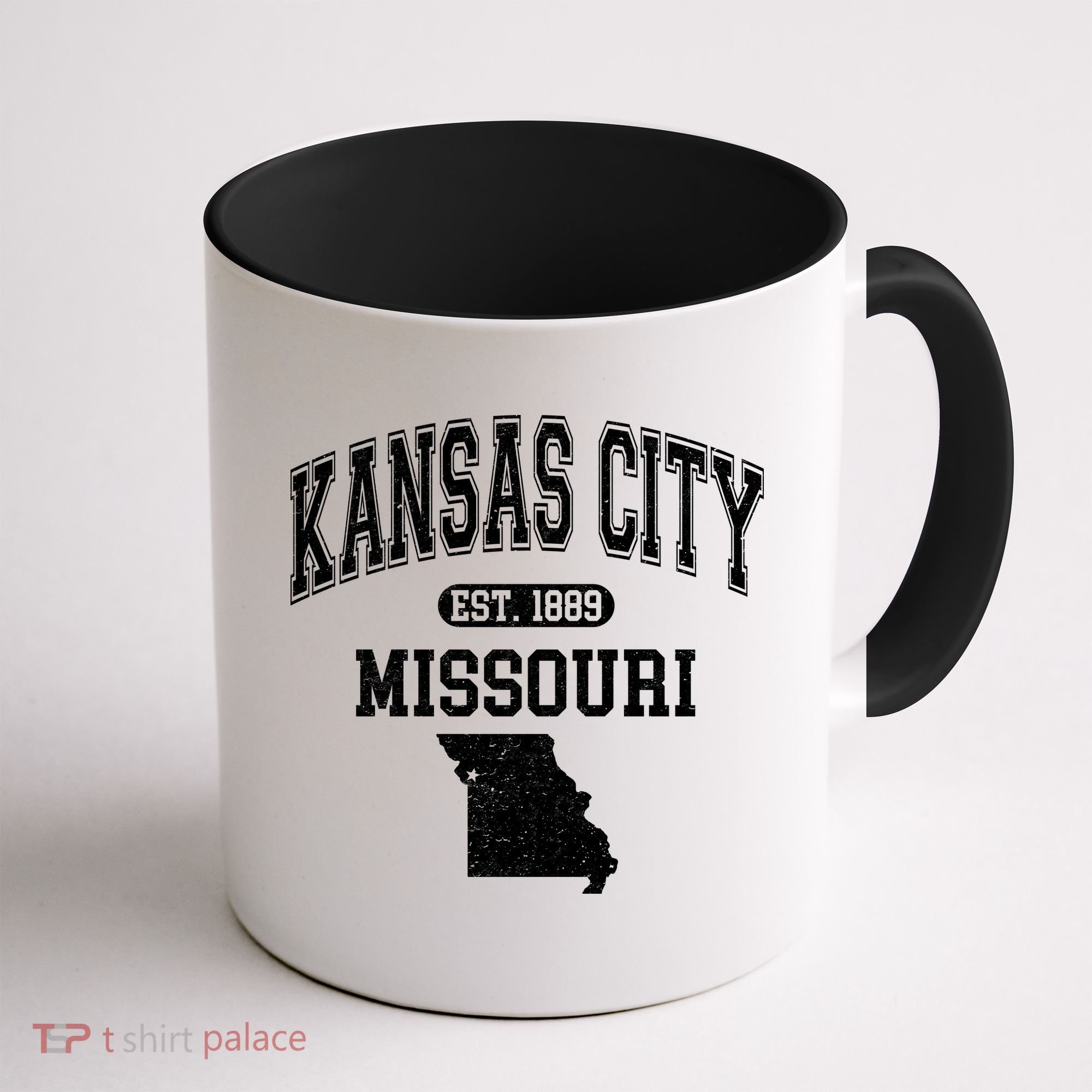 Kansas City Missouri Est 1889 Varsity Coffee Mug