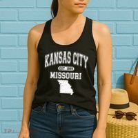 Kansas City Missouri Est 1889 Varsity Women's Tank Top thumb 2