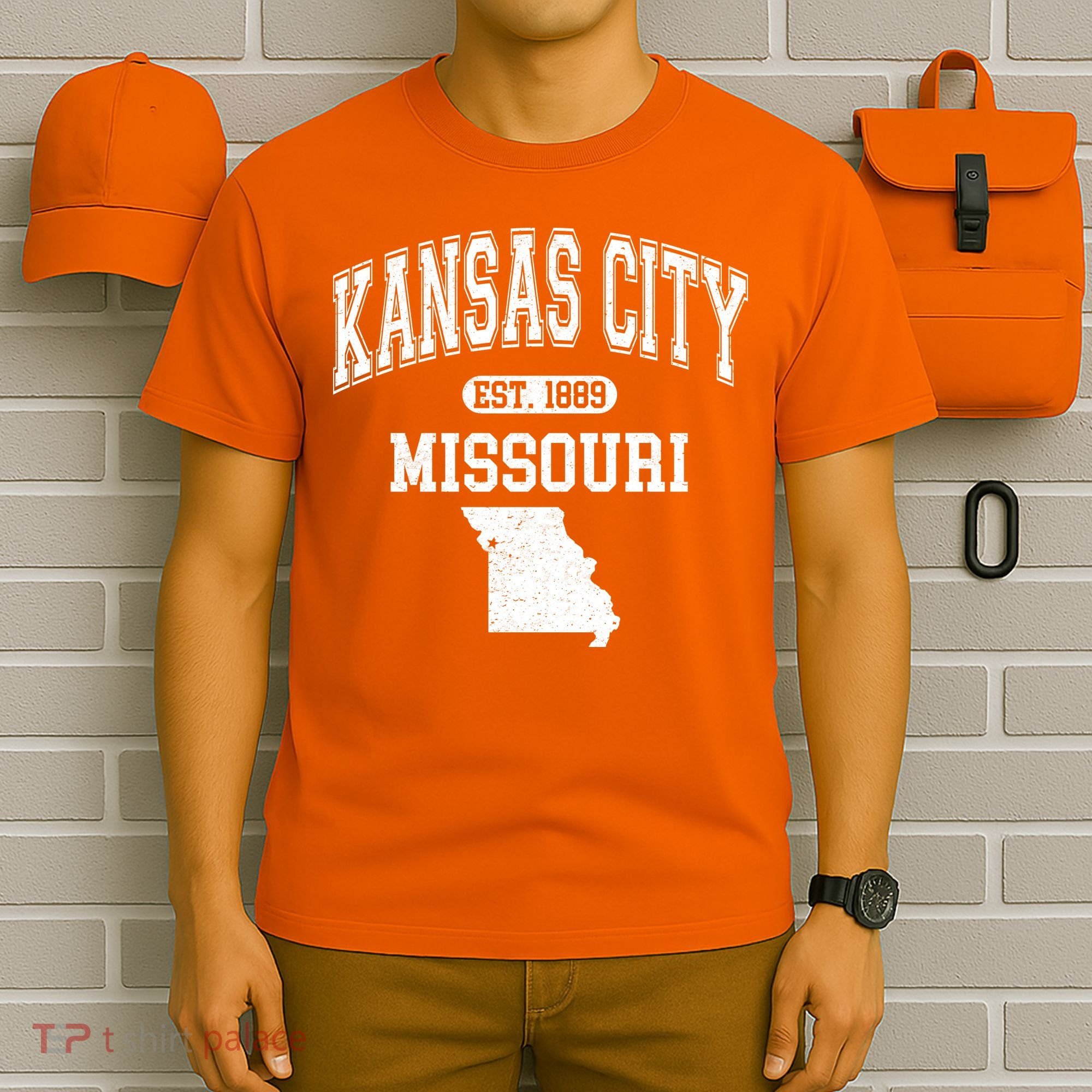 Kansas City Missouri Est 1889 Varsity T-Shirt