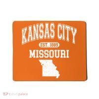 Kansas City Missouri Est 1889 Varsity Mousepad thumb 0