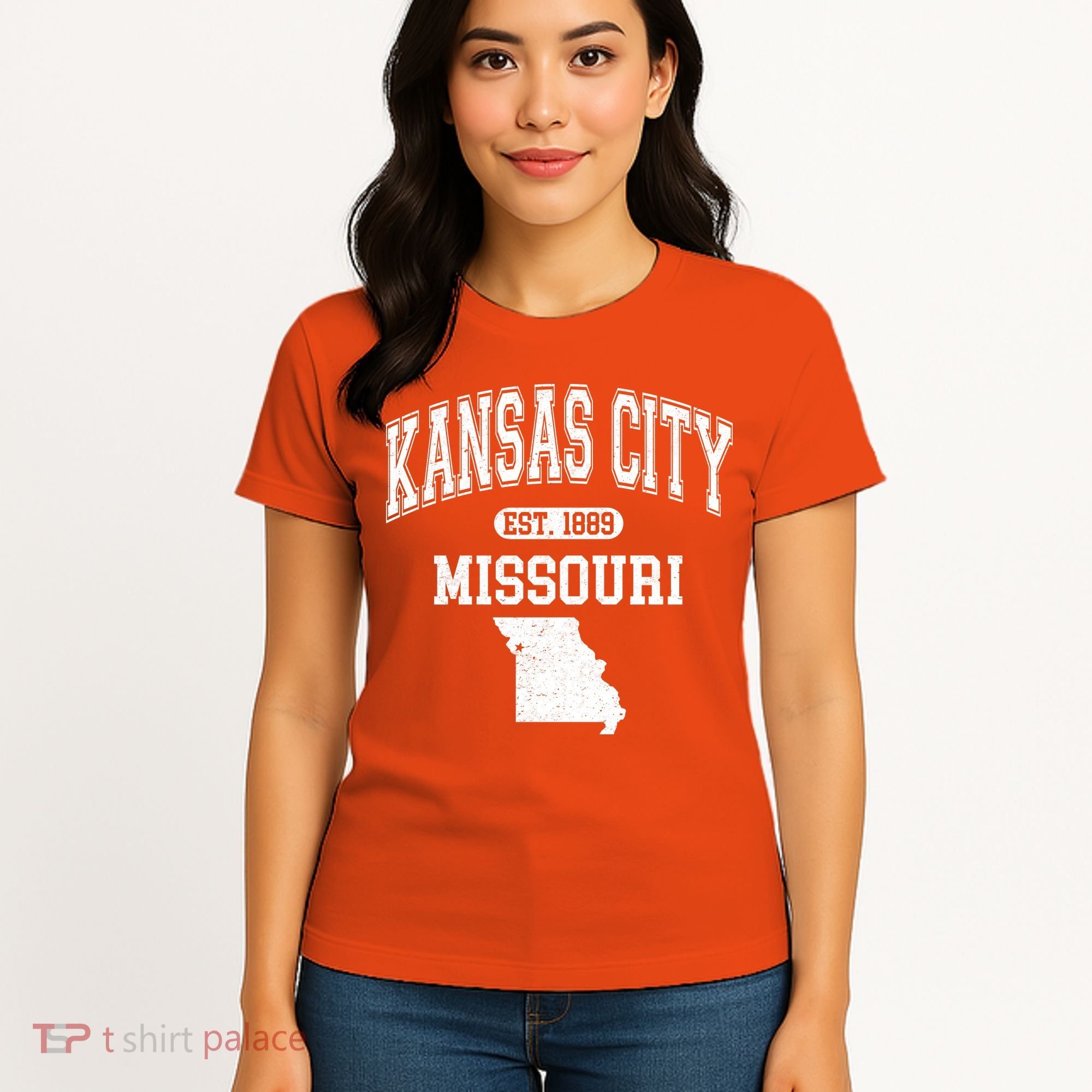 Kansas City Missouri Est 1889 Varsity Women's T-Shirt