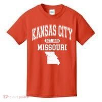 Kansas City Missouri Est 1889 Varsity Kids T-Shirt thumb 0