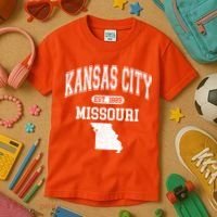 Kansas City Missouri Est 1889 Varsity Kids T-Shirt thumb 3