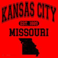 Kansas City Missouri Est 1889 Varsity Santa Hat thumb 1