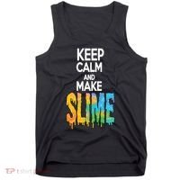 Keep Calm And Make Slime Tank Top thumb 0