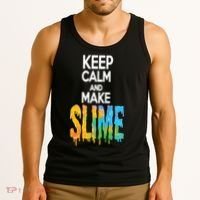 Keep Calm And Make Slime Tank Top thumb 3