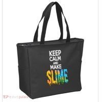 Keep Calm And Make Slime Tote Bag thumb 2