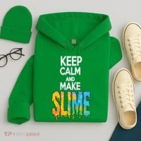 Keep Calm And Make Slime Hoodie thumb 4