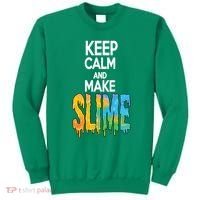 Keep Calm And Make Slime Sweatshirt thumb 0