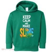 Keep Calm And Make Slime Toddler Hoodie thumb 0
