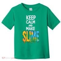 Keep Calm And Make Slime Toddler T-Shirt thumb 0