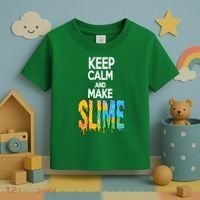 Keep Calm And Make Slime Toddler T-Shirt thumb 3