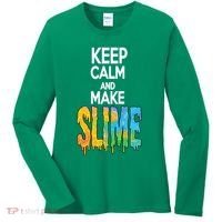 Keep Calm And Make Slime Women's Long Sleeve Shirt thumb 0