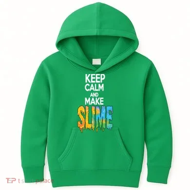 Keep Calm And Make Slime Kids Hoodie