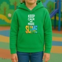 Keep Calm And Make Slime Kids Hoodie thumb 3