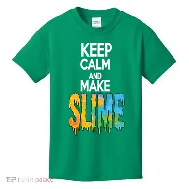 Keep Calm And Make Slime Kids T-Shirt