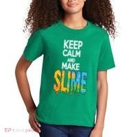 Keep Calm And Make Slime Kids T-Shirt thumb 2