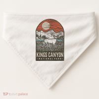Kings Canyon National Park USA-Made Doggie Bandana thumb 0