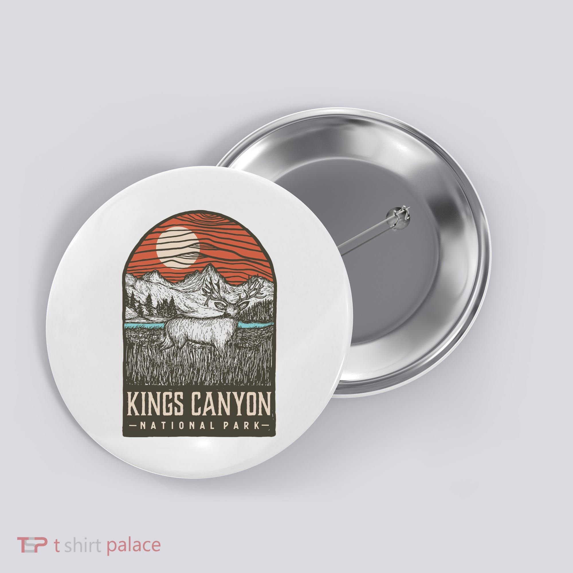 Kings Canyon National Park Button
