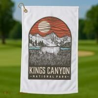 Kings Canyon National Park Golf Towel thumb 1