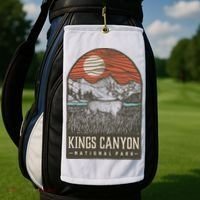 Kings Canyon National Park Golf Towel thumb 2