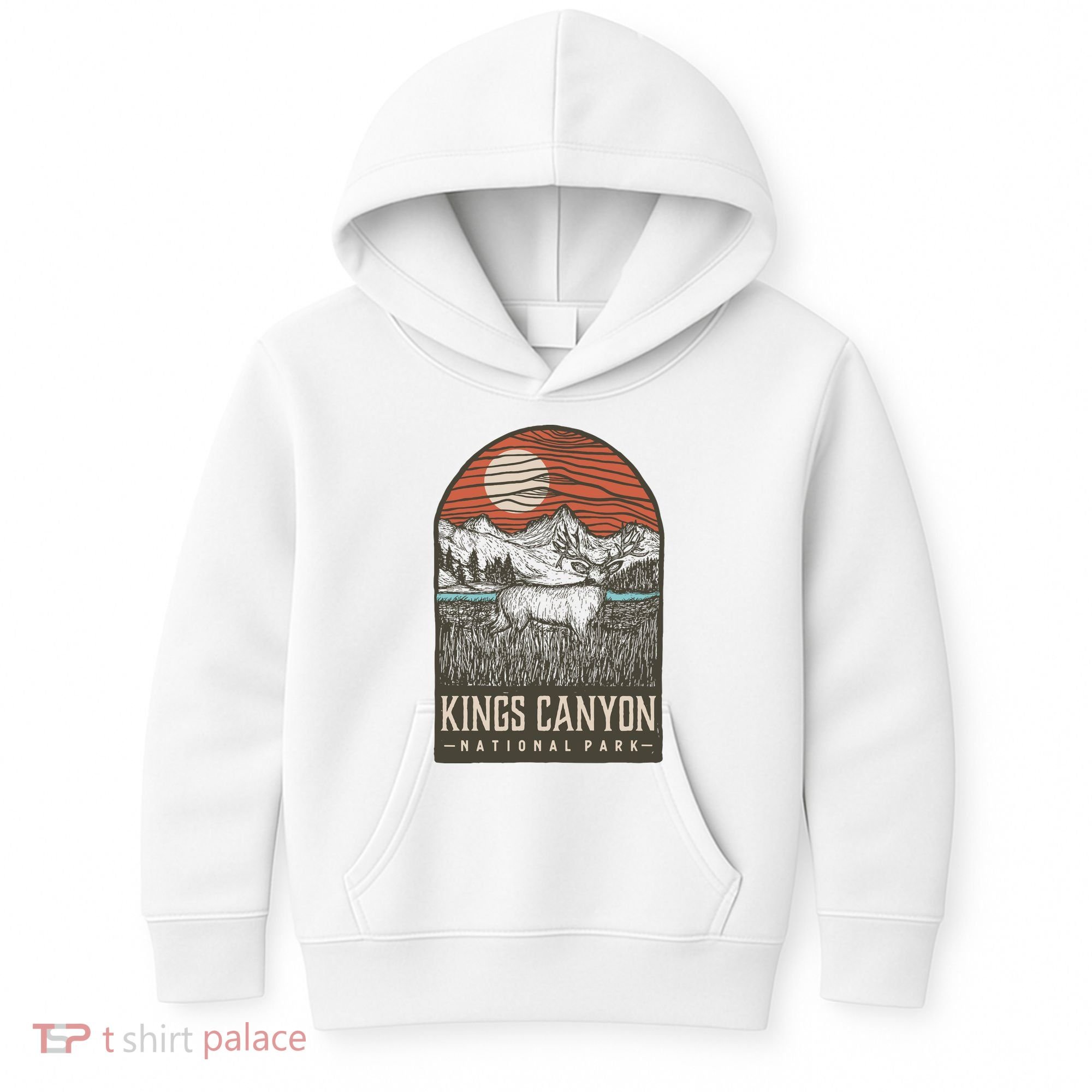 Kings Canyon National Park Kids Hoodie