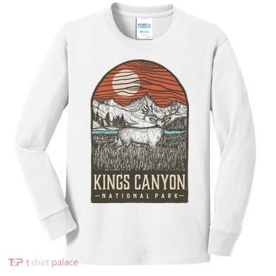 Kings Canyon National Park Kids Long Sleeve Shirt