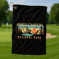 Kings Canyon National Park Golf Towel thumb 1