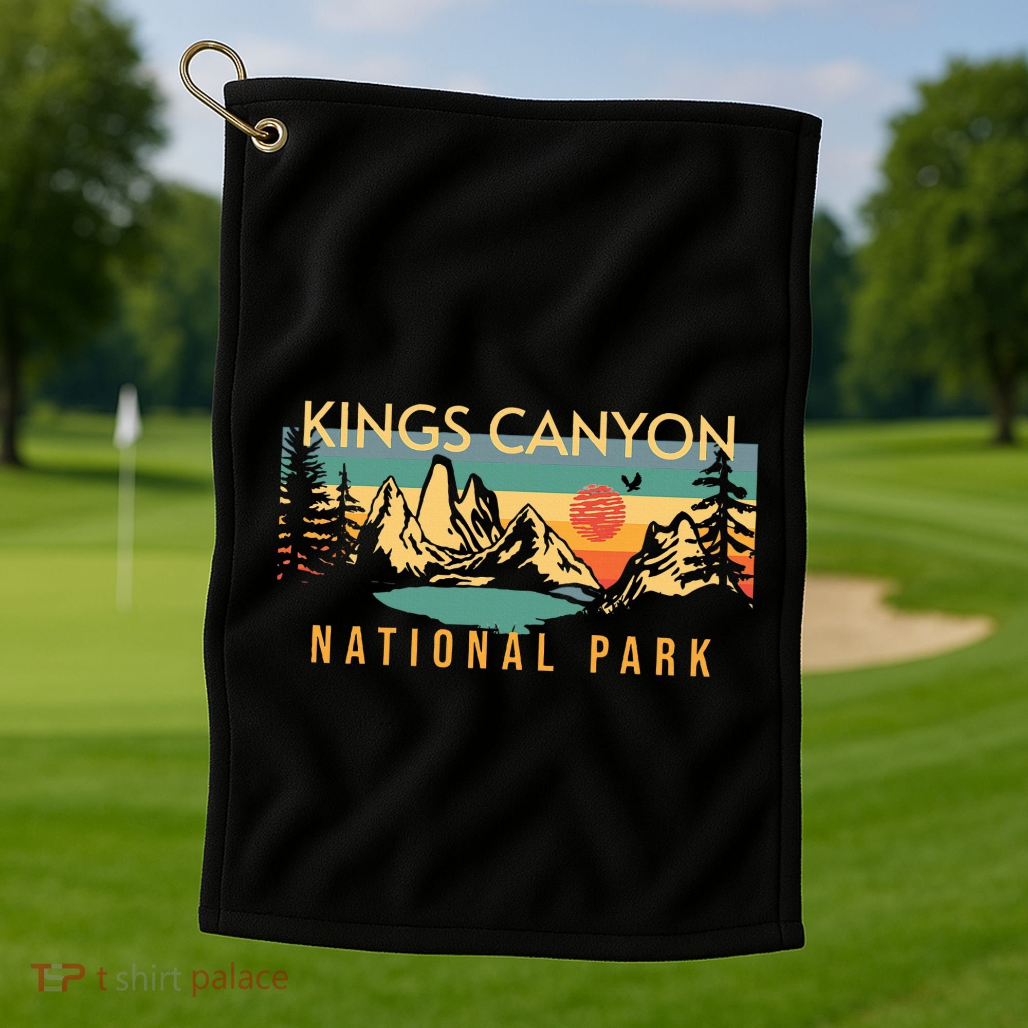Kings Canyon National Park Golf Towel