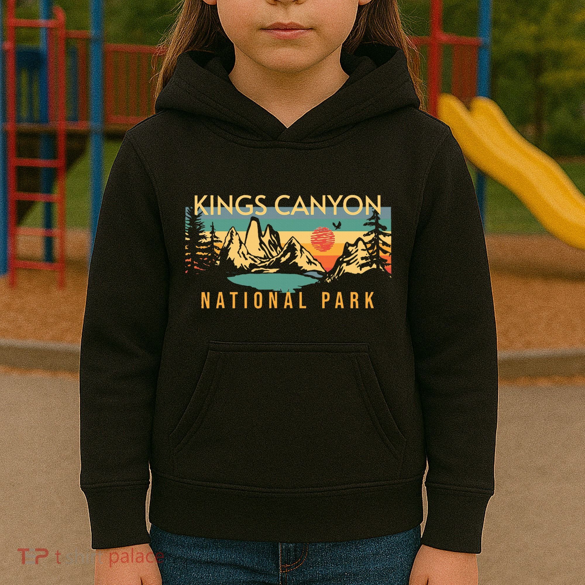 Kings Canyon National Park Kids Hoodie