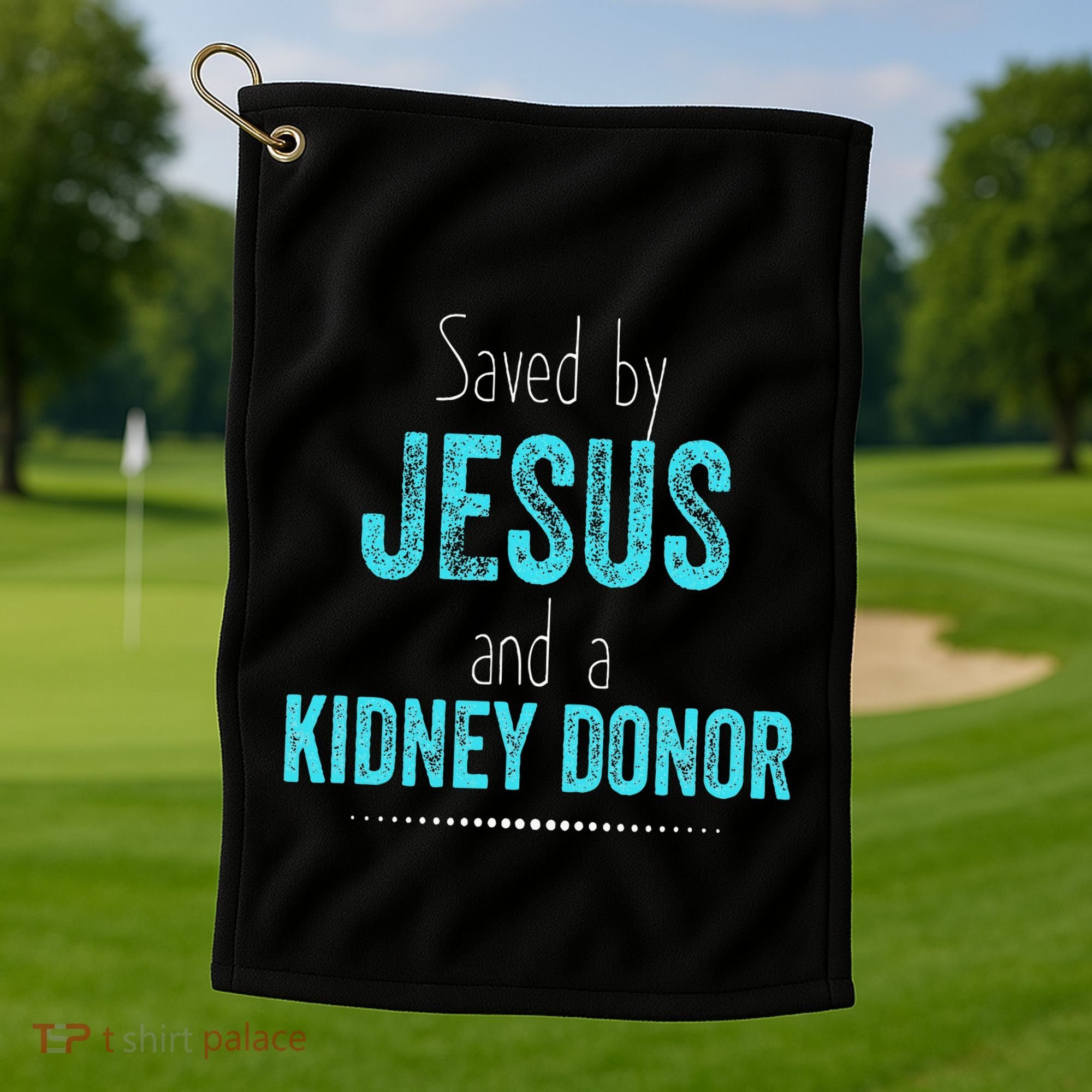 Kidney Christian Organ Donor Transplant Golf Towel