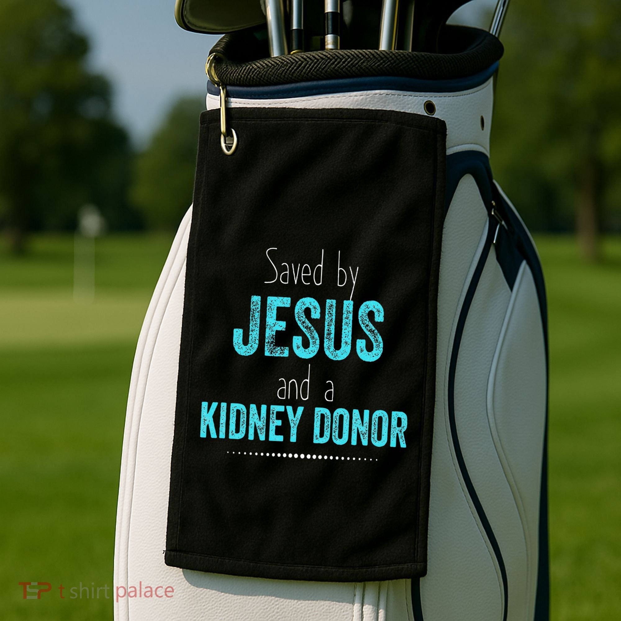 Kidney Christian Organ Donor Transplant Golf Towel