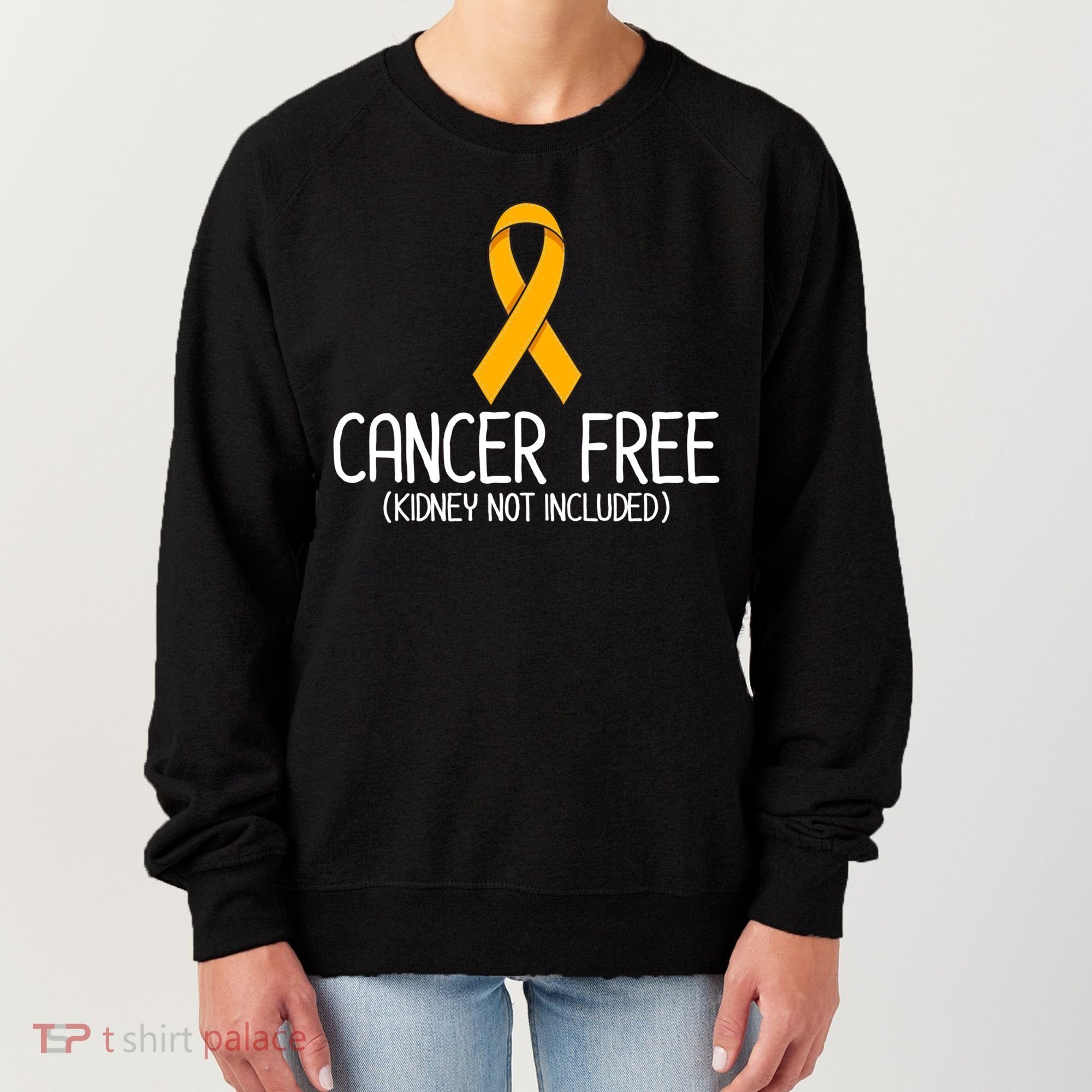 Kidney Cancer Orange Ribbon Awareness Survivor Gift Women's Sweatshirt