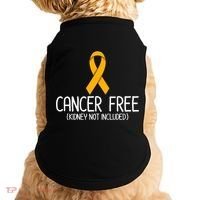 Kidney Cancer Orange Ribbon Awareness Survivor Gift Doggie Tank thumb 0
