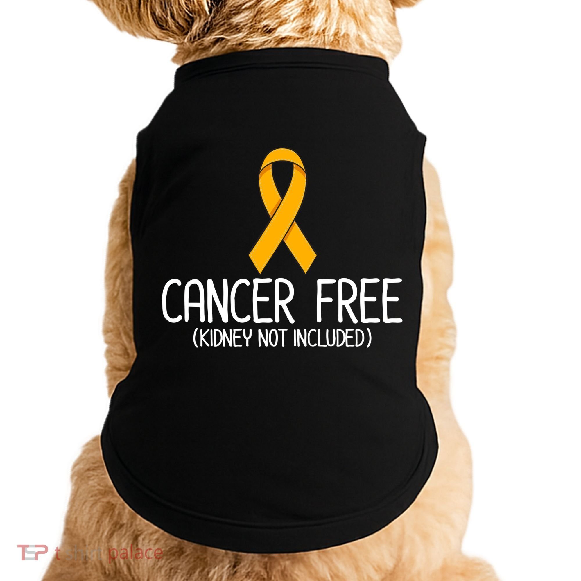 Kidney Cancer Orange Ribbon Awareness Survivor Gift Doggie Tank