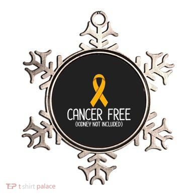 Kidney Cancer Orange Ribbon Awareness Survivor Gift Ornament